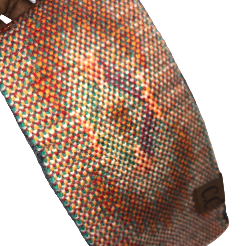 C.C Aztec Print Winter DARK Grey Headbands HeadWrap - Picture 14 of 15